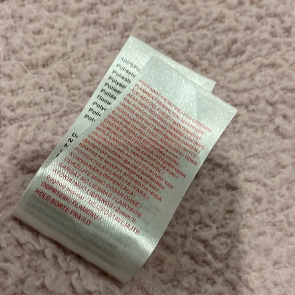 Women's Preloved L/XL Mauve Pink & White Hooded Long Robe! - Picture 11 of 15